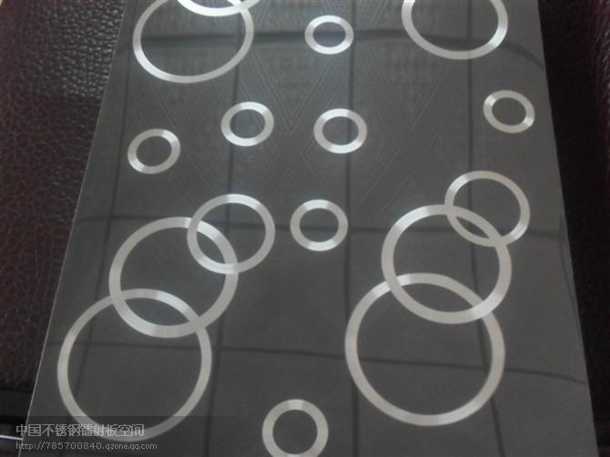 供应销售杭州彩色不锈钢 圆圈彩色不锈钢卫浴装饰板