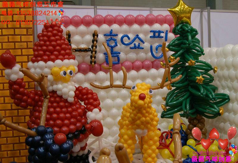 供应广州气球布置圣诞节商场气球布置
