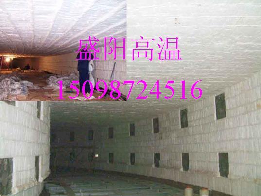 隧道窑高温焙烧段耐火棉吊顶施工批发