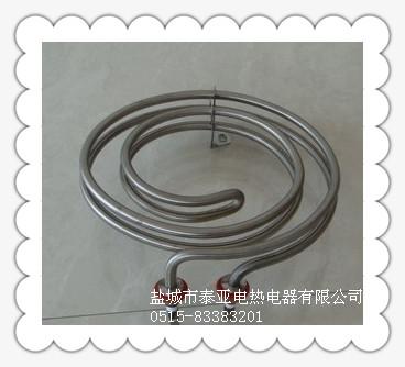 供应螺旋式电加热管，弹簧式电热管，不锈钢304材质图片