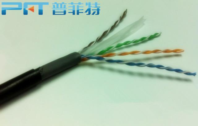 广东电线电缆最大批普菲特网线室外六类0.56无氧铜网线最优质的服务图片