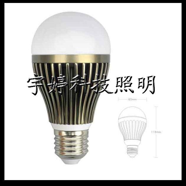 供应3W大功率LED球泡灯配件、车铝散热器、球泡灯