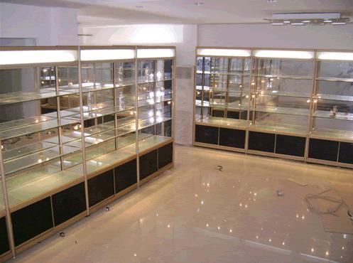 高质量钛合金货架展柜供应高质量钛合金货架展柜