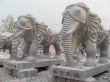 供应石雕大象石雕厂