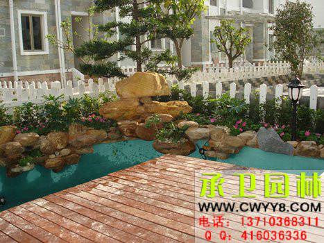 广州园区假山鱼池设计图批发