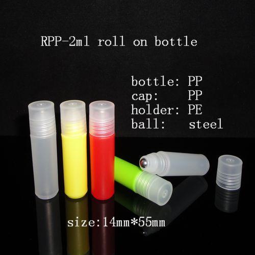 RPP2ml玻璃珠塑料滚珠瓶批发