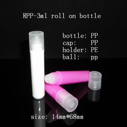 供应RPP-3ML塑料滚珠试用装瓶细长型