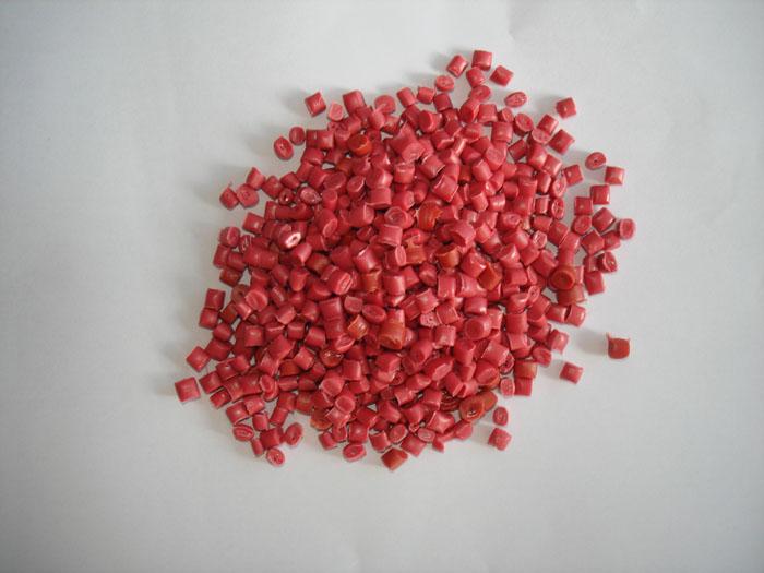 供应PE再生塑料颗粒大红色注塑级全国发货图片