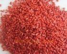 供应红色低压PE再生料颗粒注塑用全国发货