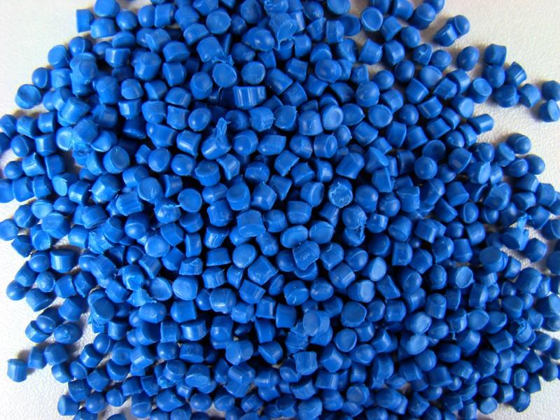供应蓝色透明PE再生料塑料颗粒 全国送货