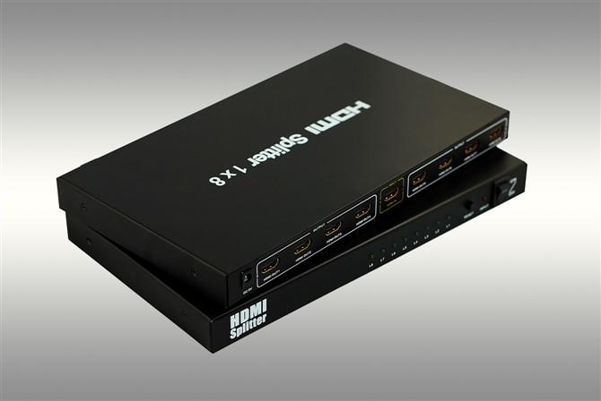 供应HDMI分配器一分八1分8支持3D高清