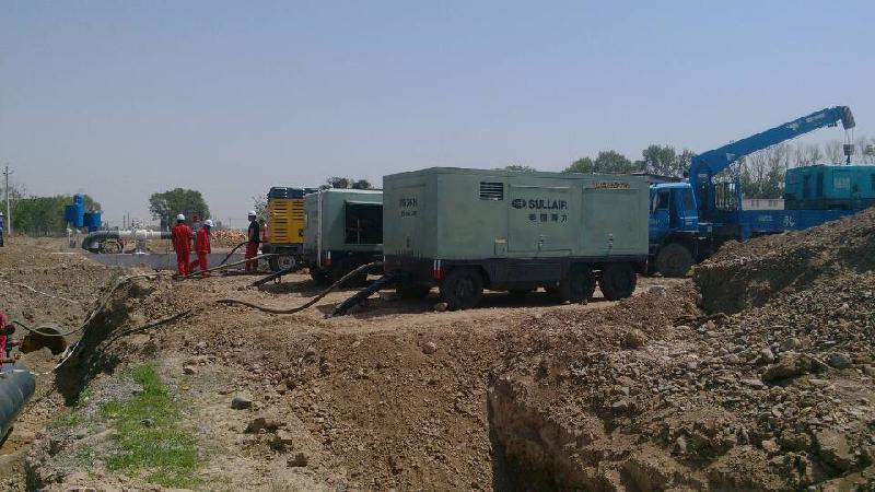 新疆地区管道试压干燥设备20-120公斤22-300立方空压机出租图片