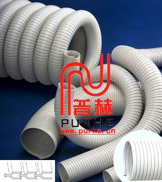 供应PVC吸尘风管，通风吸尘管，通风排尘管，抽风除尘管