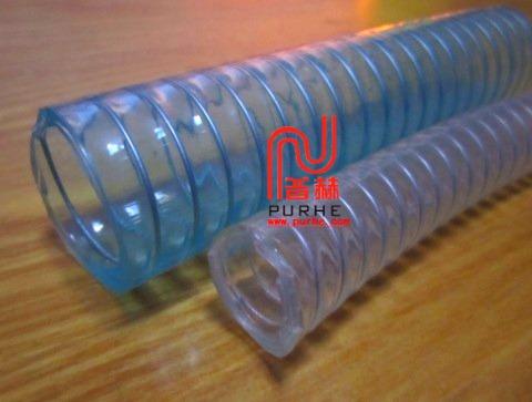 供应国产普通PVC透明钢丝软管