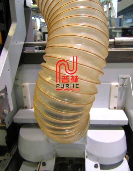 上海市PU木工钢丝透明吸尘管厂家供应PU木工钢丝透明吸尘管