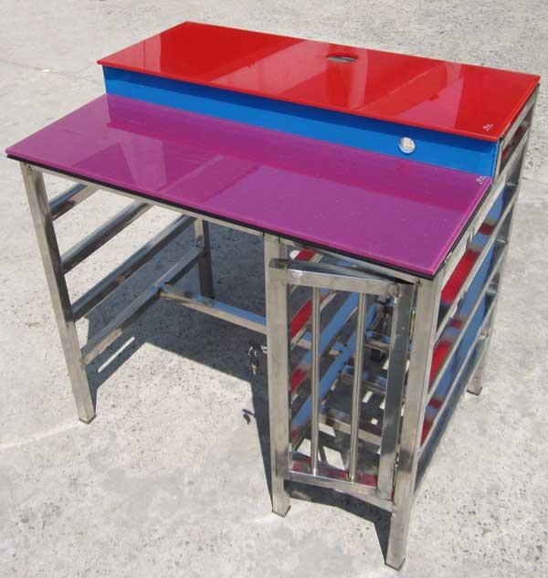 供应不锈钢网吧桌椅不锈钢网吧桌不锈钢