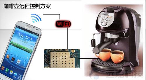 供应无线wifi智能咖啡壶远程控制开发专用串口wifi模块
