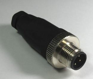 供应M12针式直型电缆连接器(不带电缆)