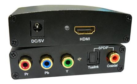 HDMI转换器色差转HDMI批发
