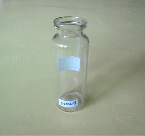 供应药用玻璃瓶粉针剂西林玻璃管制瓶口服液玻璃瓶20ml图片