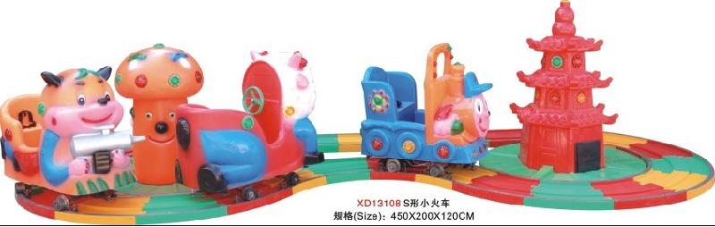 供应轨道小火车，儿童蹦极床，机器人拉车，毛绒动物玩具车。