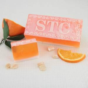 供应STC甜橙维C润白保湿皂