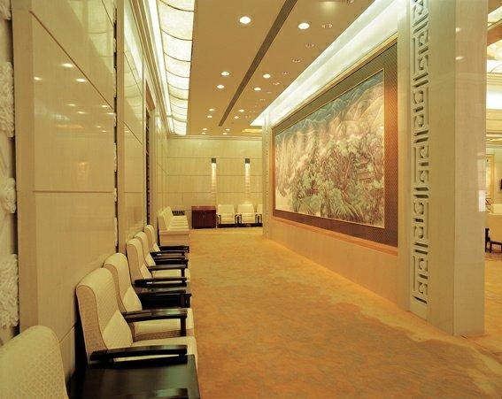 专业设计杭州室内大厅装修公司电话自然之风扑面而来图片