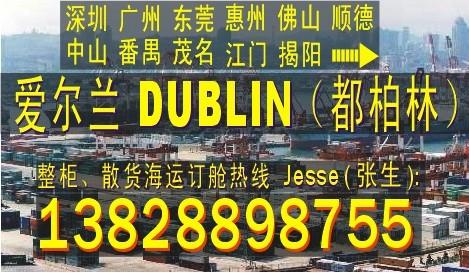 供应深圳广州佛山东莞到爱尔兰DUBLIN都柏林的国际海运船务公司图片