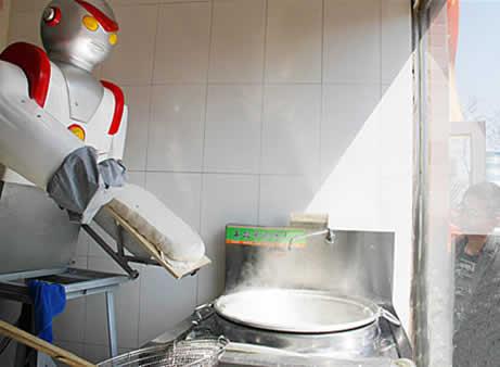 大厨师机器人削面机批发