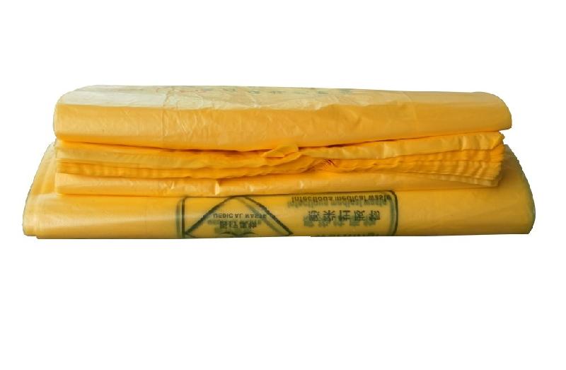 医疗黄色包装袋医用垃圾袋薄丝批发