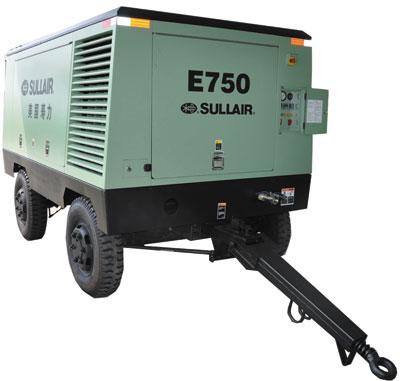 供应美国寿力E750电移动式空压机参数价格，寿力空压机厂家图片