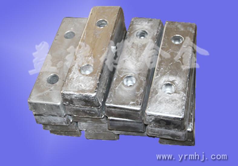 铝-锌-铟镉合金高效铝合金牺牲阳极批发