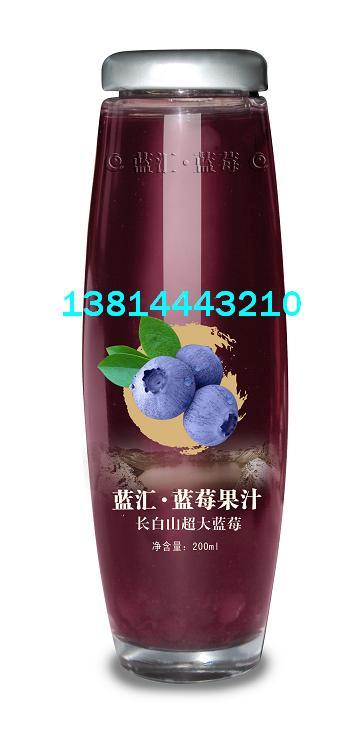 徐州市蓝莓饮料玻璃瓶厂家供应蓝莓饮料玻璃瓶