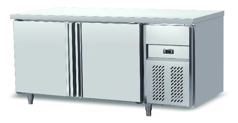 供应豪华型两门工作台冷藏柜保鲜柜图片