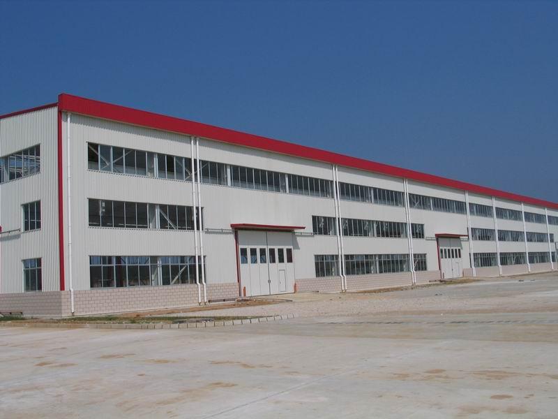 供应青岛钢结构厂房活动房图片