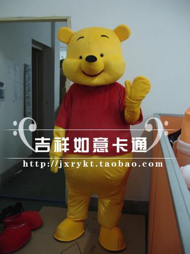 供应广州深圳卡通人偶服装维尼熊