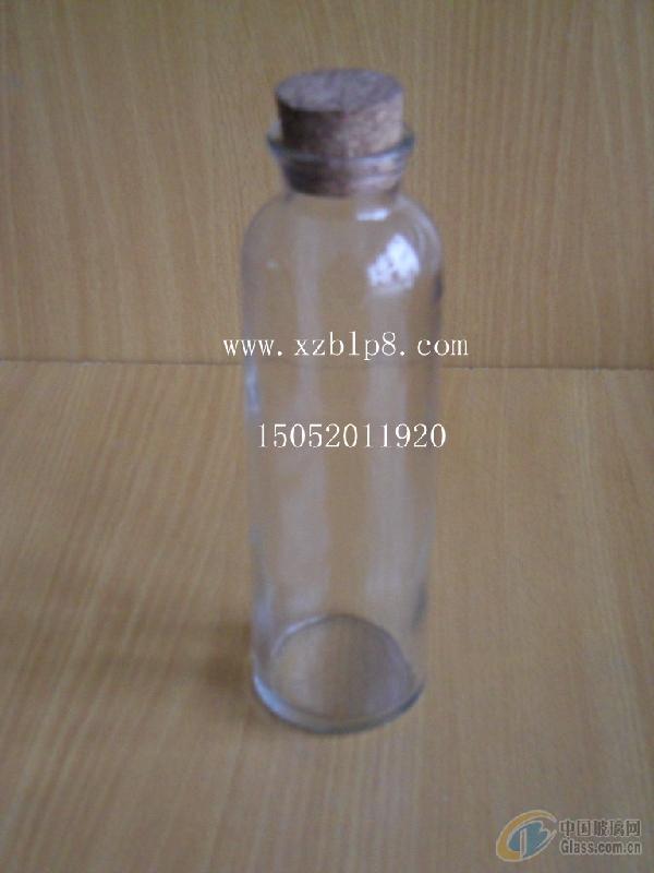 供应饮料包装玻璃瓶直筒瓶木塞口玻璃瓶