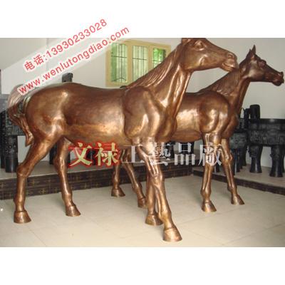 供应铸铜马雕塑厂