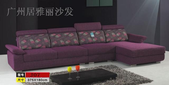 广州沐足沙发，布艺沐足沙发订做，教你判别布料的好坏家庭沙发J07图片