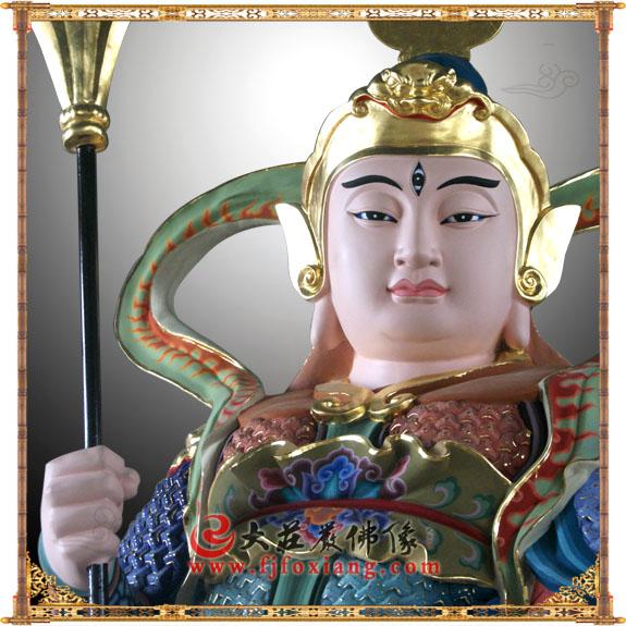 二郎神杨戬-道教俗神-铜雕道教神像图片