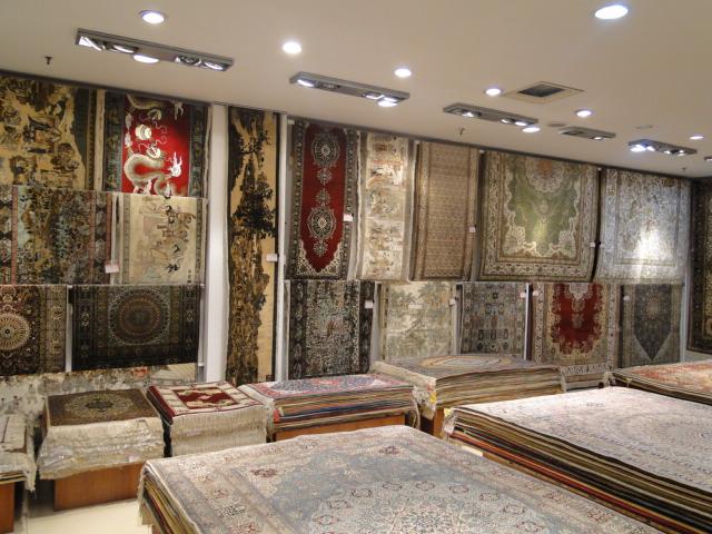 上海市清明上河图手工真丝挂毯厂家