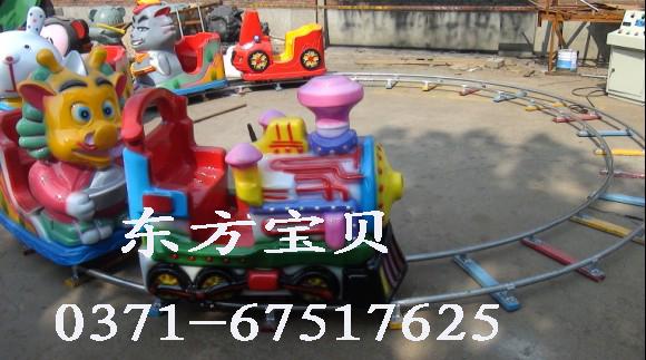 供应儿童游乐设备电瓶轨道小火车