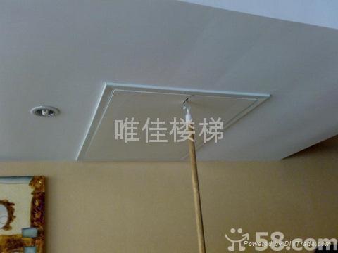供应阁楼伸缩梯价格 北京 上海阁楼楼梯厂家 阁楼电动楼梯