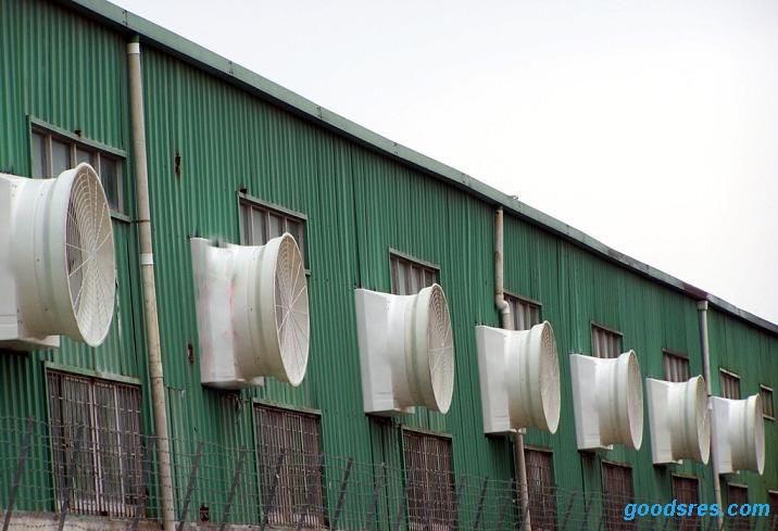 供应上海太仓昆山食品厂通风降温设备－车间屋顶排水蒸气系统图片