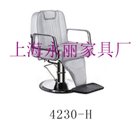 供应4234-P-X不锈钢扶手理发椅-放倒椅-理容椅子-理发椅