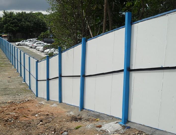 供应深圳钢柱活动围墙安装成本低