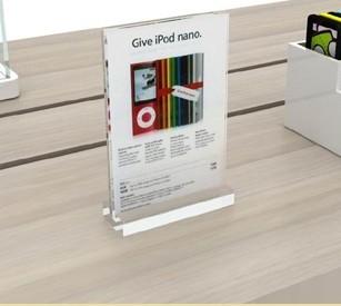 供应【热销】亚克力传感+标签展示架IPONE手机展示架-苹果手机防盗