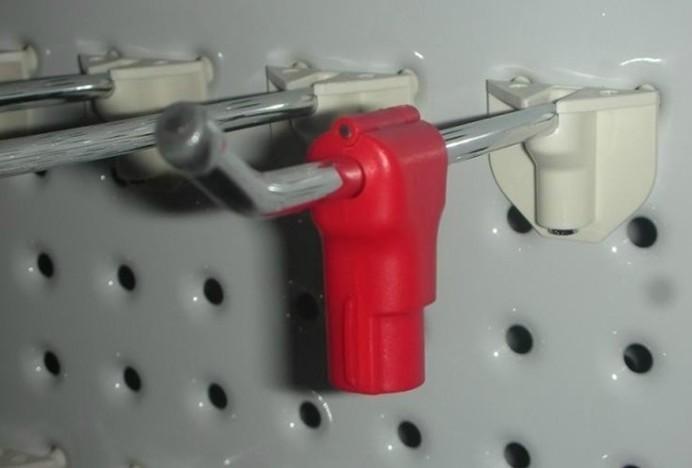 供应红色小锁stoplock-安全钩,挂钩锁便利防盗锁扣图片