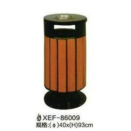 钢木垃圾桶XEF-86009批发