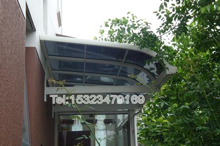 深圳市耐力板组装式雨棚厂家供应耐力板组装式雨棚